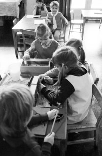 This colliery kindergarten with lots of music and paintings by Ruhrkohle AG