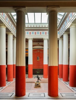 Inner courtyard of the Pompejanum in Aschaffenburg