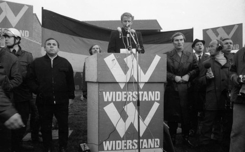 The NPD's right-wing radical action Resistance was a nationwide response to Willy Brandt's 1970 policy of understanding with the East