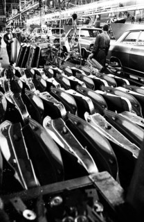 Manual labour in the car industry