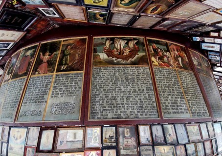Votive tablets in the circuit around the Chapel of Grace in Altoetting
