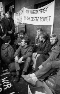 The hunger strike by students at the University of Applied Sciences in Dortmund in 1966 was directed against changes to the Higher Education Framework Act