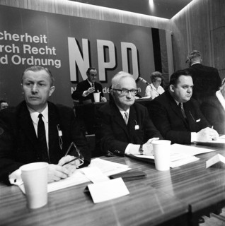 The party congress of the radical right-wing NPD