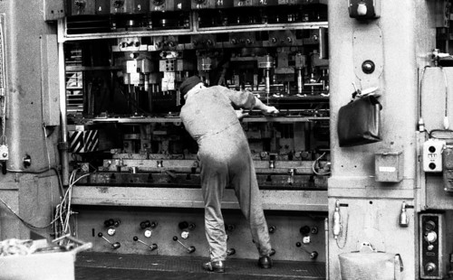 Manual labour in the car industry