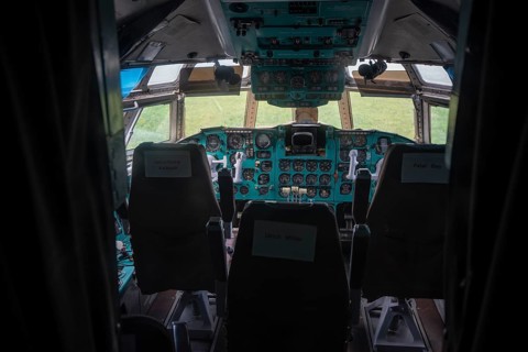 Ilyushin 62 of the airline Interflug