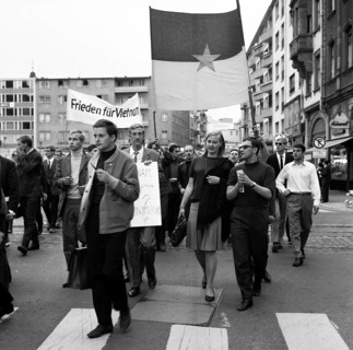 Congress of the student organisation SDS Sozialisischer Deutscher Studentenbund at the University of Frankfurt/M. on 22. 5. 1966
