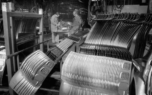 Manual labour in the car industry