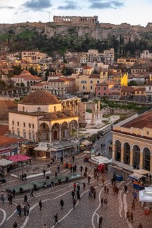 View of the Old Town of Athens