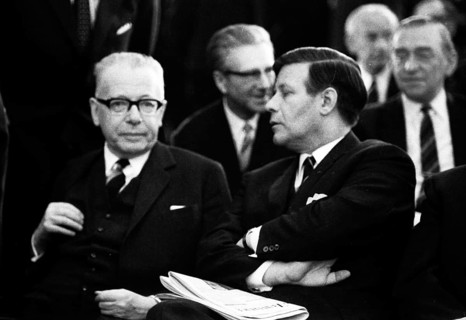 The Federal Assembly elected the new Federal President Gustav Heinemann