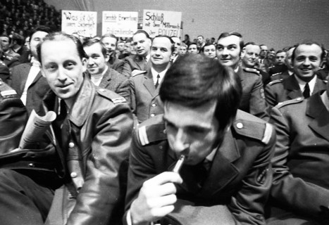 The protest of the police