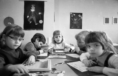 This colliery kindergarten with lots of music and paintings by Ruhrkohle AG