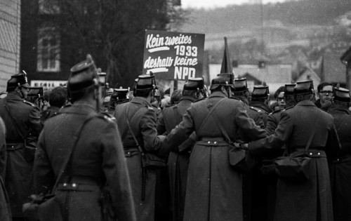 Several hundred demonstrators