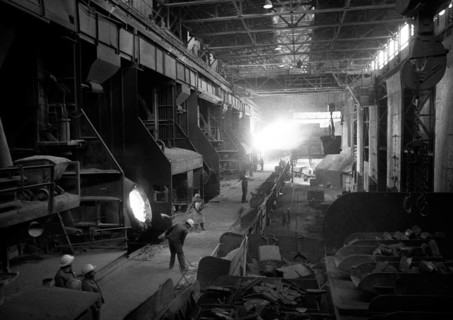 The production of steel products