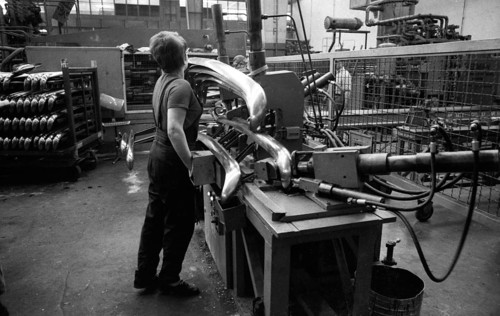 Manual labour in the car industry