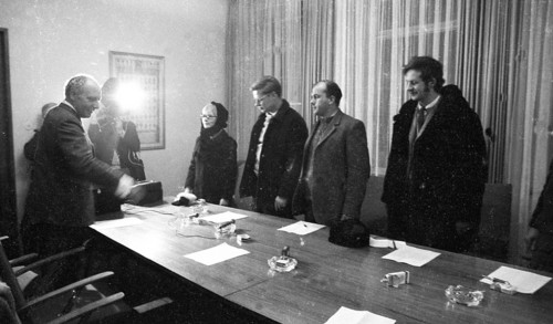 Representatives of the DKP-affiliated SDAJ