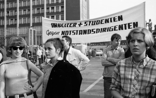 The Ruhr Action against the Emergency Laws in 1968 turned against the emergency legislation with numerous local actions by students