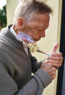 The Mother Theresa Hospice offers its guests a dignified home in a new friendly ambience for patients in their last phase of life. This patient with carcinoma of the floor of the mouth caused by smoki...