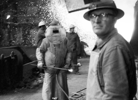 The production of steel products