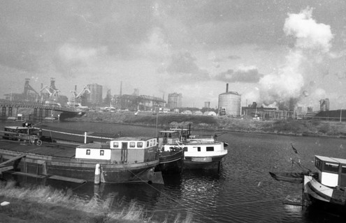 The Hoogovens steelworks in Ijmuiden