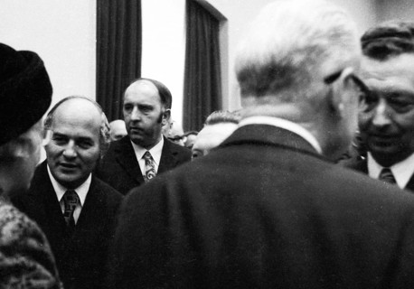 The visit of Federal President Gustav Heinemann and his woman Hilda to Paderborn on 9 March 1972 was to the city