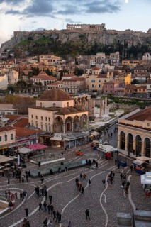 View of the Old Town of Athens