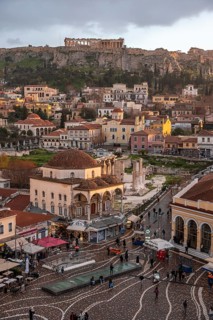 View of the Old Town of Athens