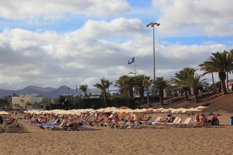 Beach near Puerto del Carmen