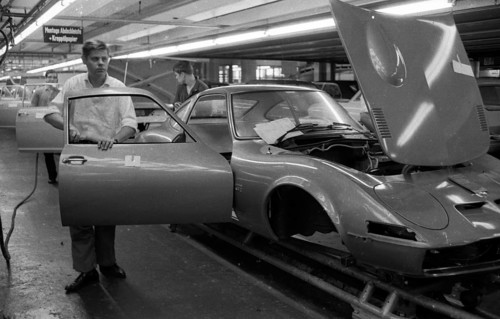 Manual labour in the car industry