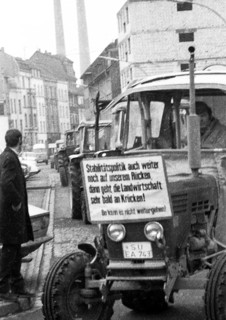 With tractors