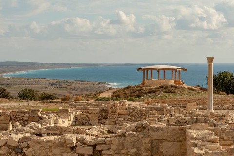 Excavation site of the ancient city of Kourion