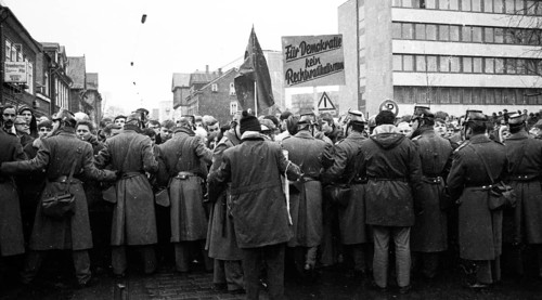 Several hundred demonstrators