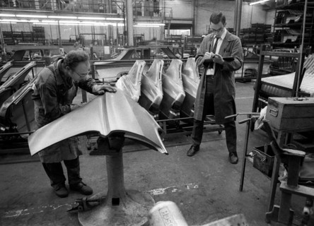 Manual labour in the car industry