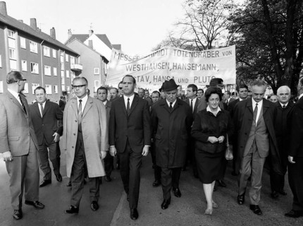A wave of outrage swept the Ruhr area when the Hansa mine was closed