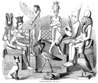 Egyptian idols