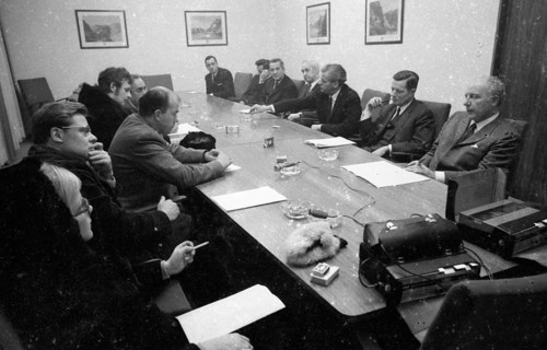 Representatives of the DKP-affiliated SDAJ