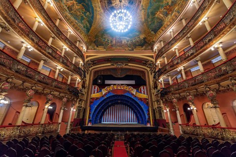 Beautiful interior of the Amazon theatre