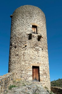 Dungeon of the castle of Saint Floret village designated â€œPetite Cite de Caractere