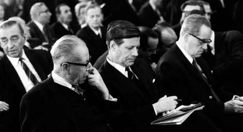 The Federal Assembly elected the new Federal President Gustav Heinemann) SPD) in the third round of voting on 5 March 1969 in Berlin