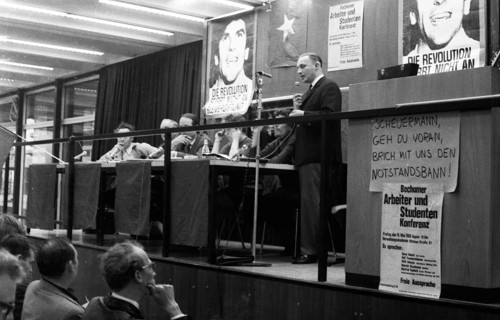 The Ruhr Action against the Emergency Laws in 1968 turned against the emergency legislation with numerous local actions by students