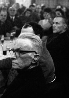 Concerned faces predominate at the tenants' protest meeting of RAG