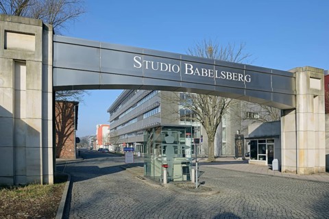 Main entrance to the film studios in Potsdam Babelsberg