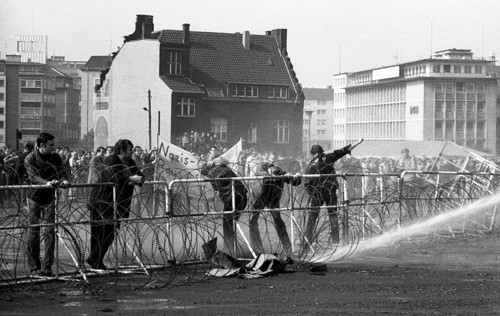 During the election campaign of the right-wing National Democratic Party of Germany