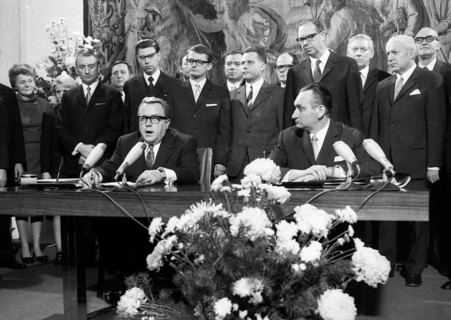 As part of the SPD/FDP coalition's policy of detente