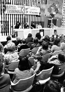 The promotion of co-determination at the Bayerkonzern was the aim of this event of trade unionists and left-wingers on 8 December 1973 in Leverkusen