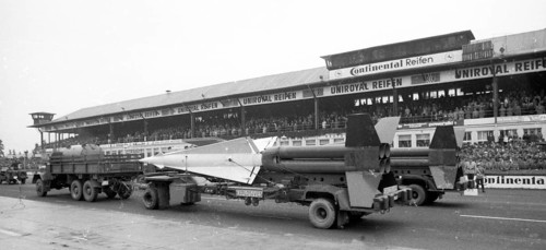 Parade of the Bundeswehr on the 20th anniversary of the founding of NATO in April 1969 at Dortmund Airport