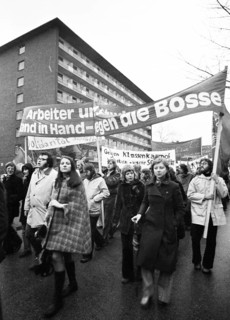 The dismissal of workers at the Mannesmann factory after a spontaneous strike not led by the union provoked protests by Mannesmann workers in Duisburg and other locations on 7 November 1973 and solida...