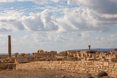 Excavation site of the ancient city of Kourion