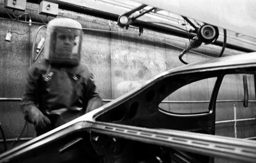 Manual labour in the car industry