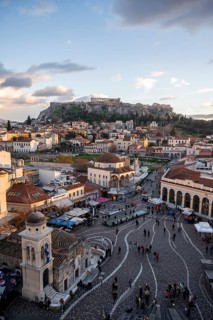 View of the Old Town of Athens