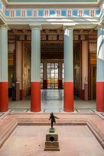 Inner courtyard of the Pompejanum in Aschaffenburg